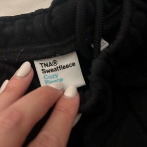 TNA Black Sweatfleece Cozy Fleece